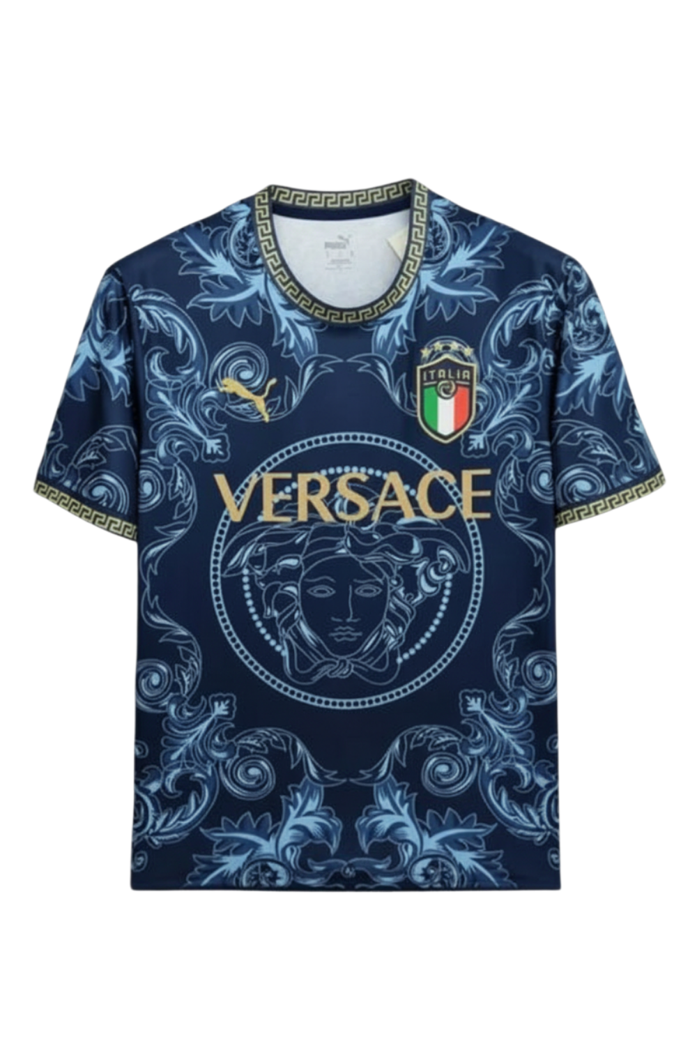 Italy "Versace" Blue Limited Jersey