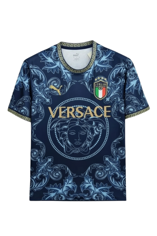 Italy "Versace" Blue Limited Jersey