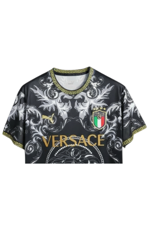 Italy "Versace" Black Limited Jersey