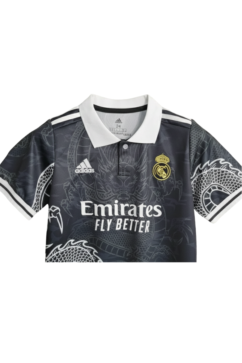 Real Madrid "Dragón Negro" Limited Jersey Kids Size