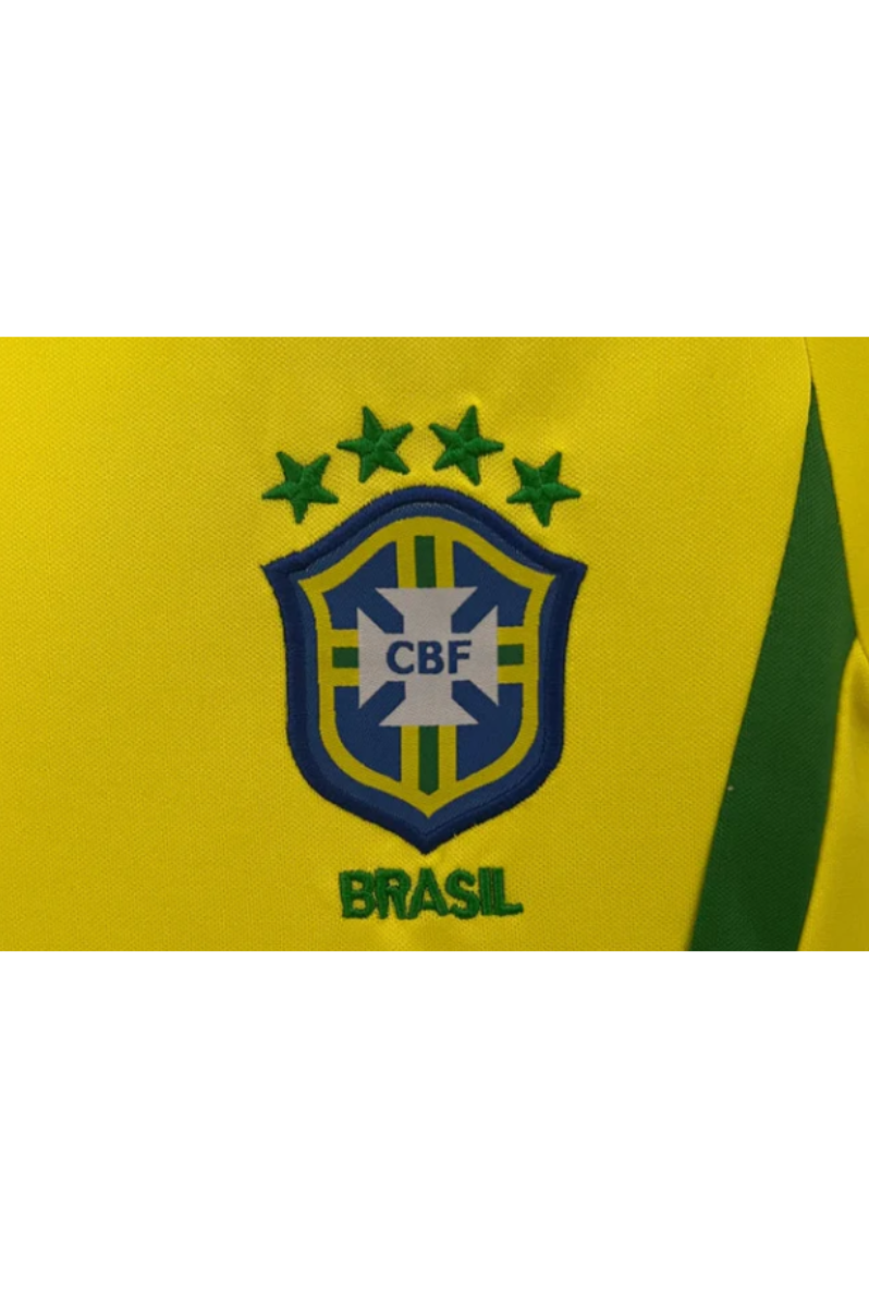 Brazil 2002 Home Jersey Kids Size