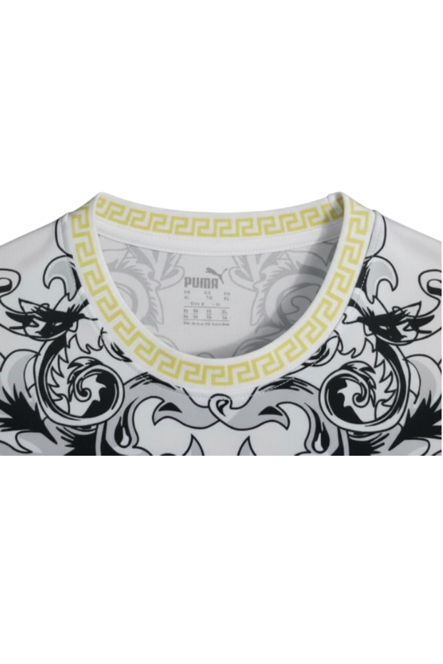 Italy "Versace" White Limited Jersey