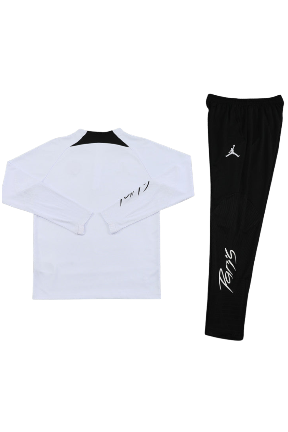 PSG Paris Saint Germain Black and White Tracksuit