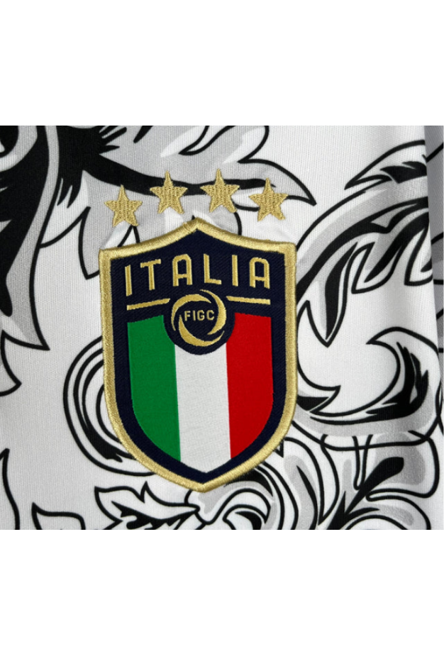 Italy "Versace" White Limited Jersey